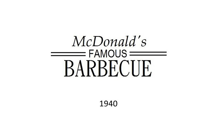 Il primo logo di McDonald's