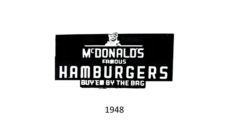 Il logo McDonald's nel 1948
